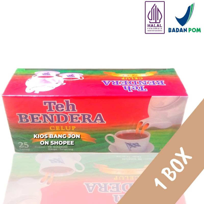 

Teh Celup Bendera 1 Box Isi 25 Kantong