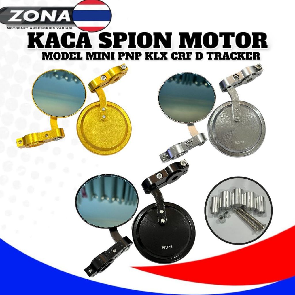 SPION SUPERMOTO CEMBUNG NSB RACING MODEL BULAT MINI PNP CRF KLX D-TRACKER WIN KLASIK DLL ZM55