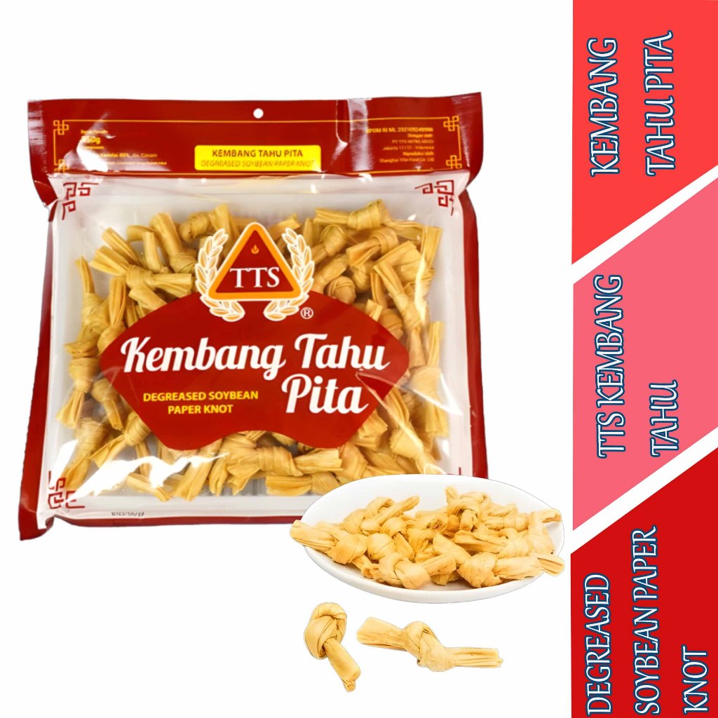 

Degreased Soybean Paper Knot - TTS Kembang Tahu - Kembang Tahu Pita - Varian