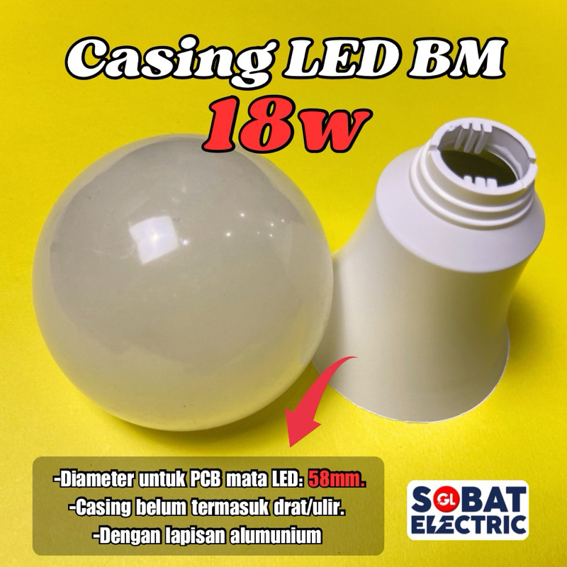 Casing Lampu LED 18w - 18 Watt (BM)