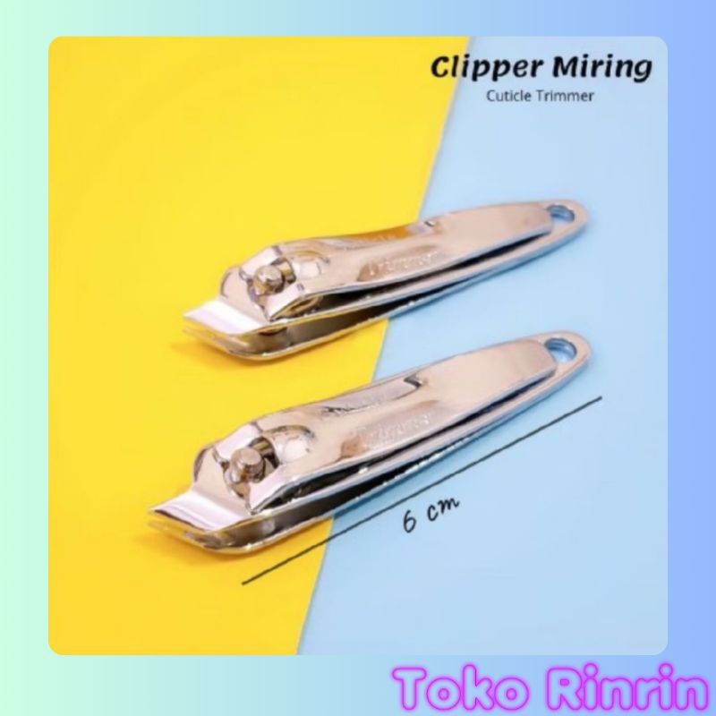 Rinrin Gunting Kuku MIRING Original / Gunting Kuku Sudut / Menicure Pedicure