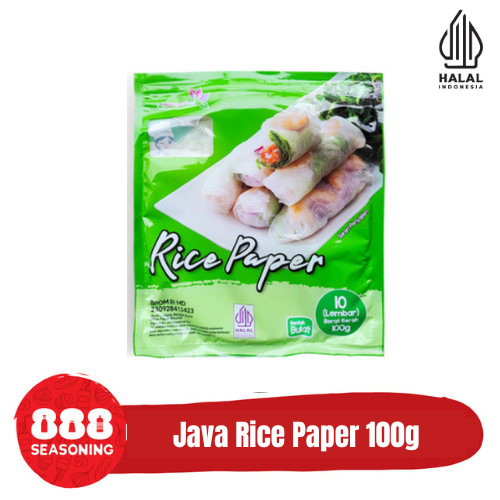 

Java Rice Paper Bulat Banh Trang Kulit Lumpia Rice Spring Roll Vietnam Halal 10/ 20/ 50 Lembar