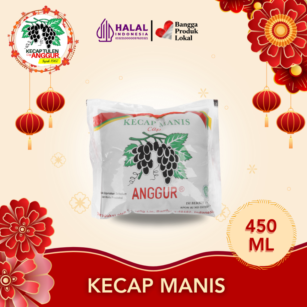 

Cap Anggur Kecap Manis Reguler 450ml (Bantal)