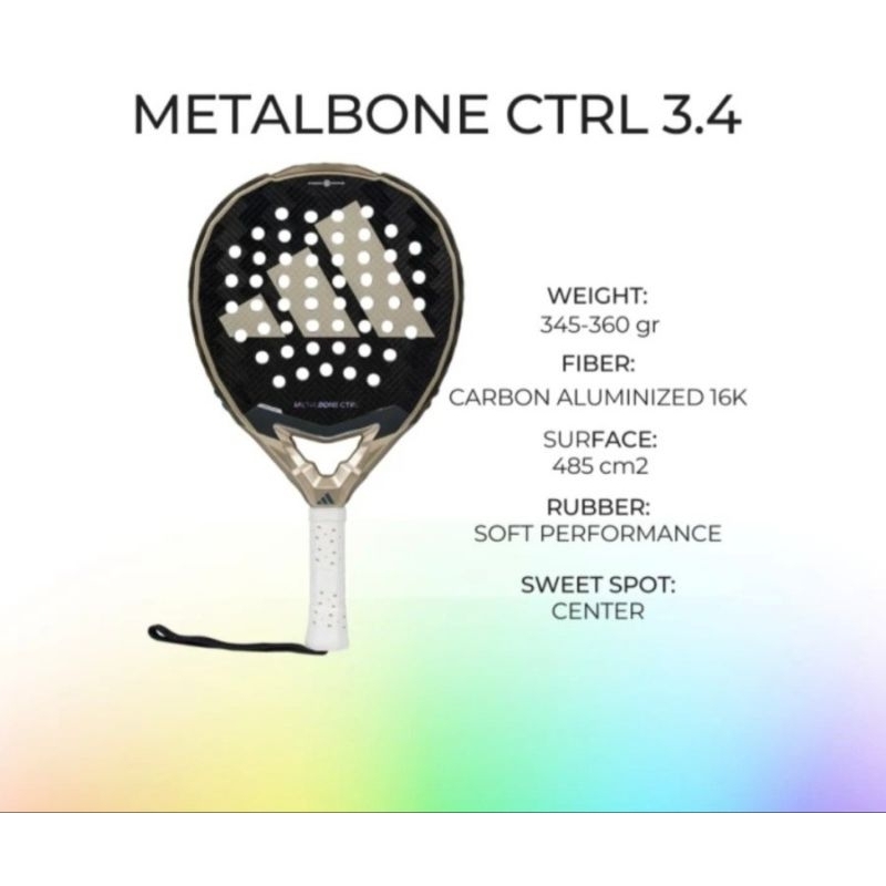 adidas metalbone CTRL 3,4 padel racket