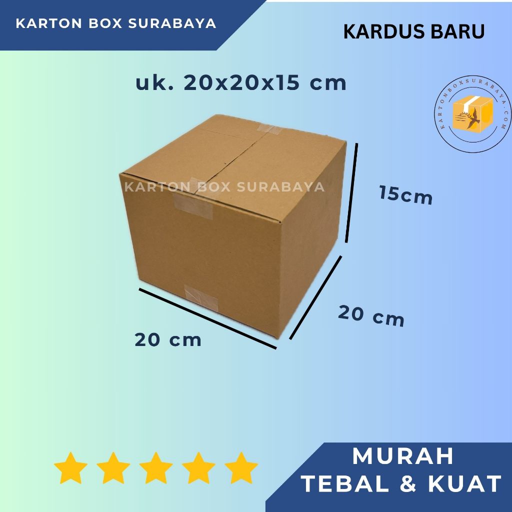 

KARDUS BOX KARTON PACKING 20X20X15 cm murah / KARTON KOTAK DUS PACKING ONLINE POLOS PACKAGING