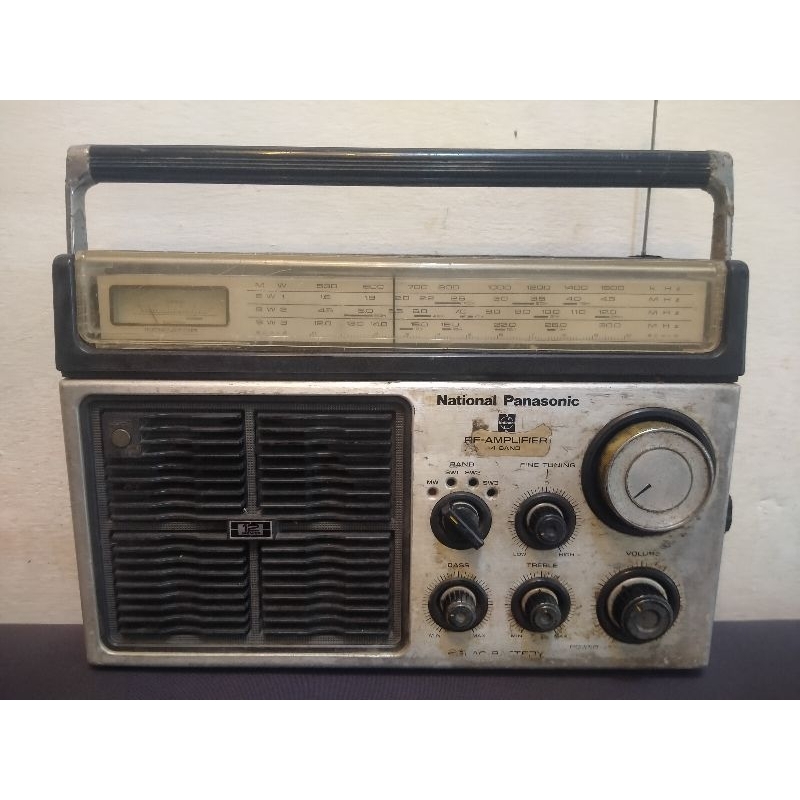Radio National Panasonic jadul nyala Fm
