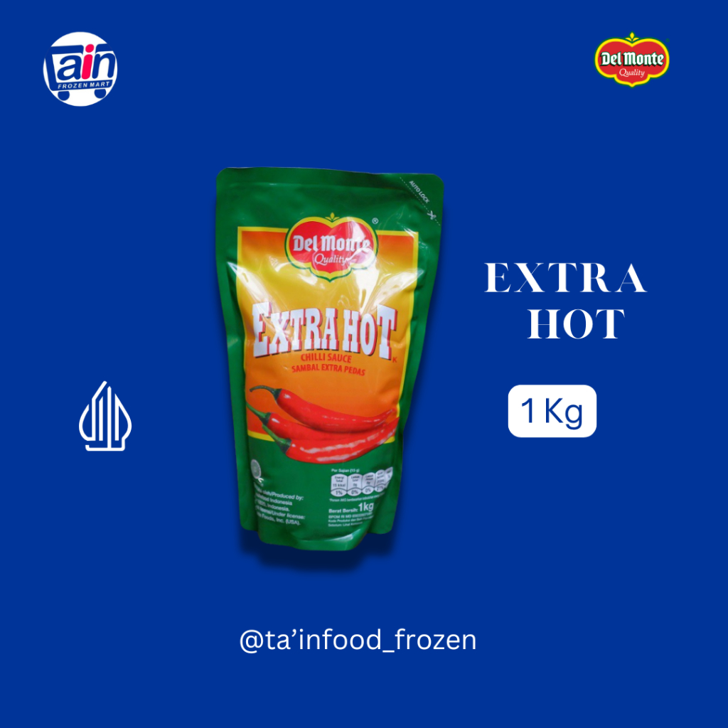 

Delmonte Saus Chili EXTRA HOT 1 Kg - Del Monte Sambal Extra Pedas 1 Kg