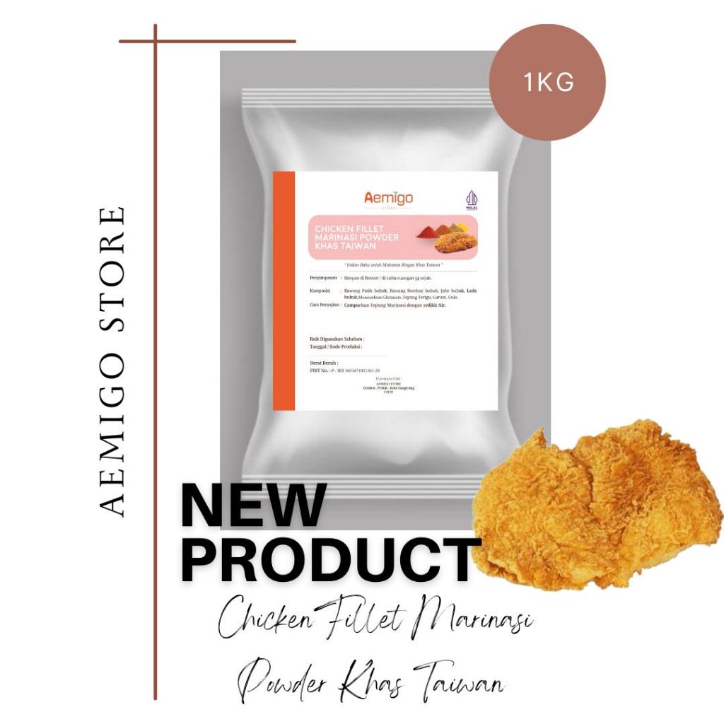 

Chicken Fillet Marinasi Powder Khas Taiwan ( Untuk Penjual )