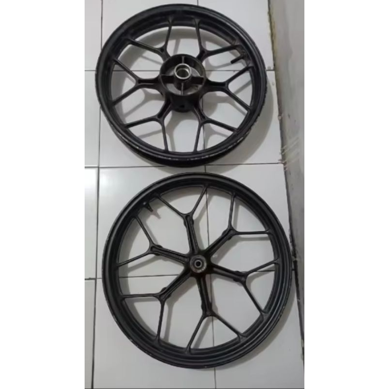 1set velg pelek depan belakang for Honda Sonic 150 R K56 copotan originall
