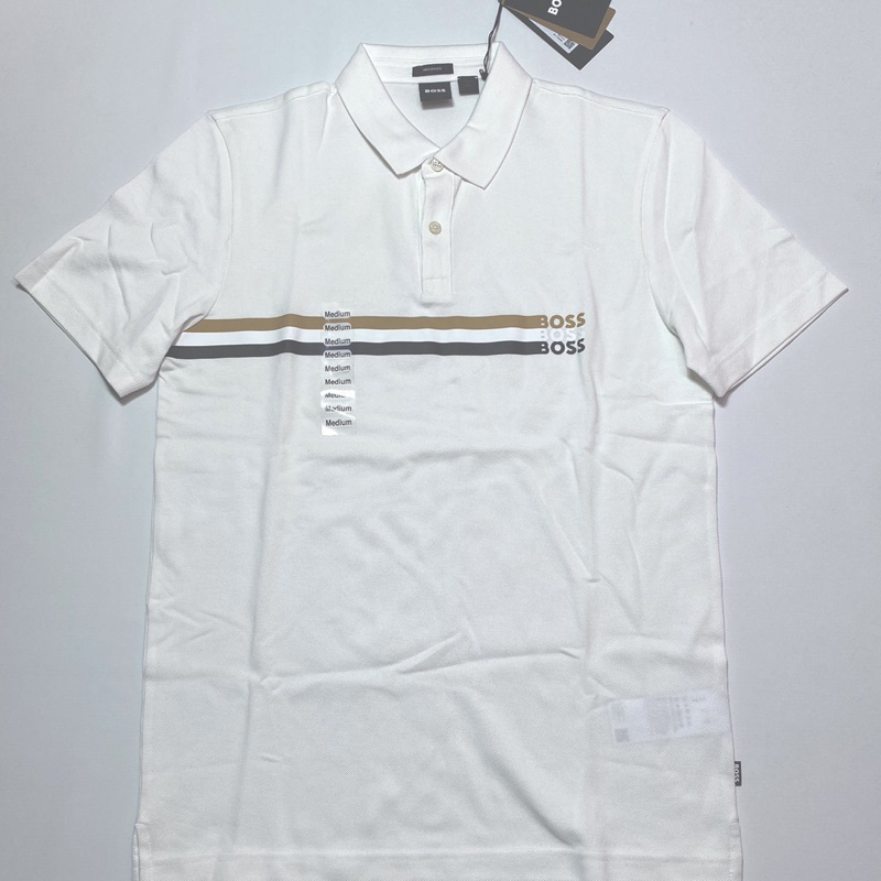 Hugo Boss Polo White Original/Branded