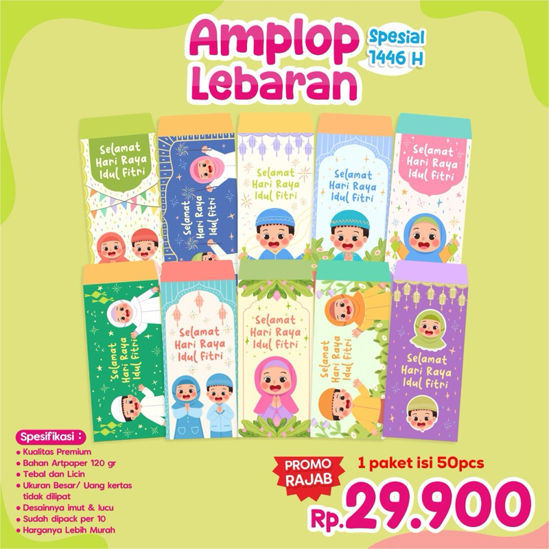

AMPLOP LEBARAN FULL COLOUR