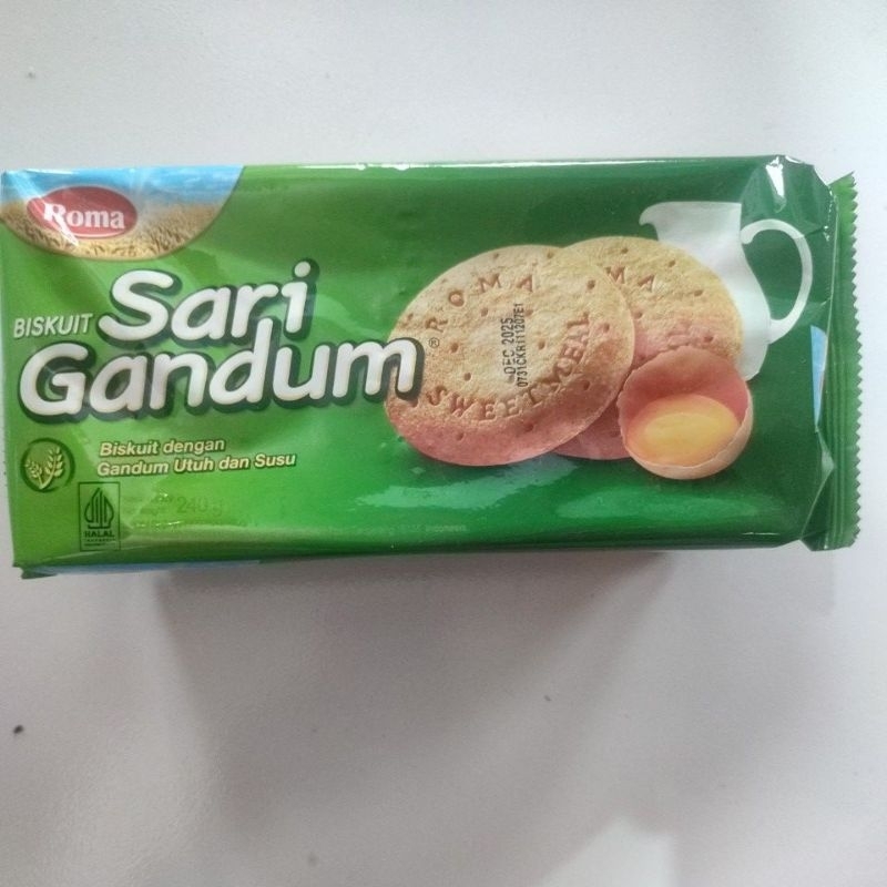 

Roma Sari Gandum Biskuit dengan Sweetella