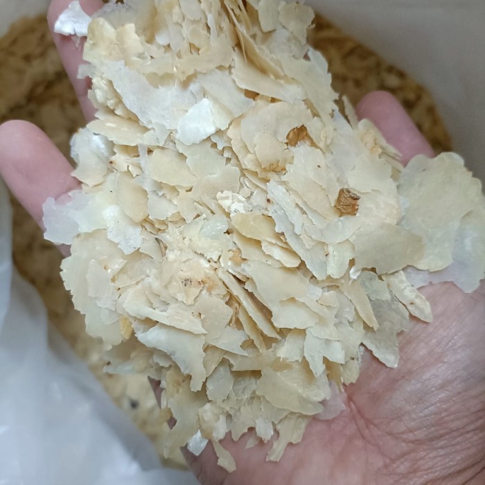 

Emping remukan mentah Sortiran Siap Goreng