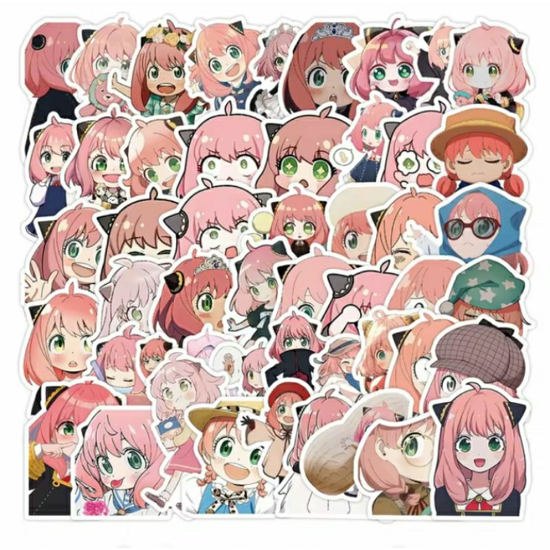 

Stiker Pack Anime Spy x Family Stiker Anime Stiker High Quality, Stiker Aesthetic Stiker Laptop Stiker Helm Stiker Tumblr Stiker HP, Aksesoris Hp , Anti Air