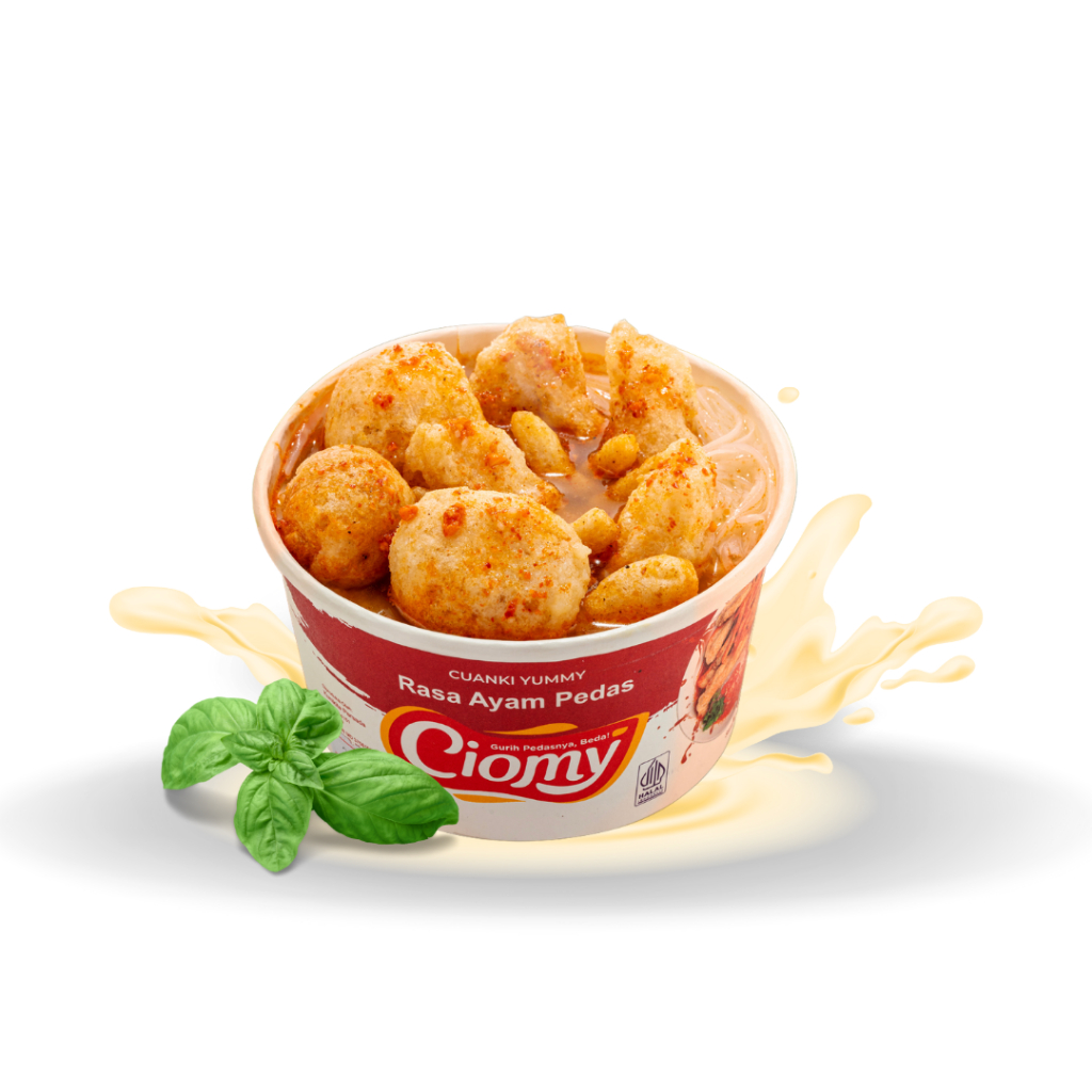 

CIOMY - Cuanki Cup Pedas Kuah Original 65gr Halal Praktis / Ciomy Cuanki Spicy Cup Reguler