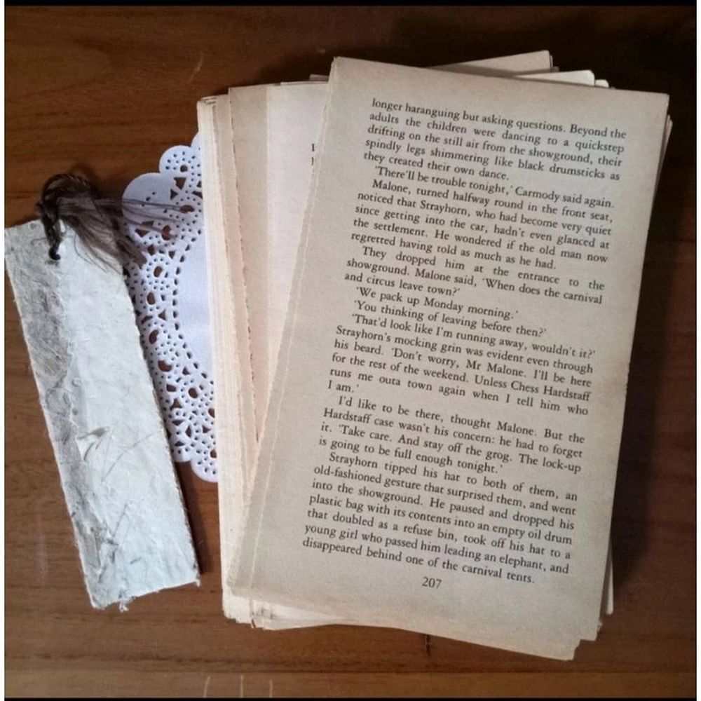 

REBCO Old Novel Paper / Kertas Dekorasi Scrapbook Journal Vintage