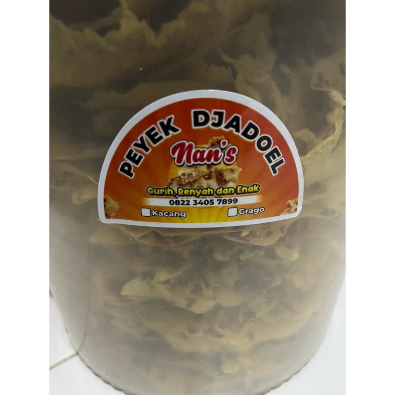 

PEYEK DJADOEL Nan’s - REBON / GRAGO / EBI mix KACANG TANAH - TOPLES 16L