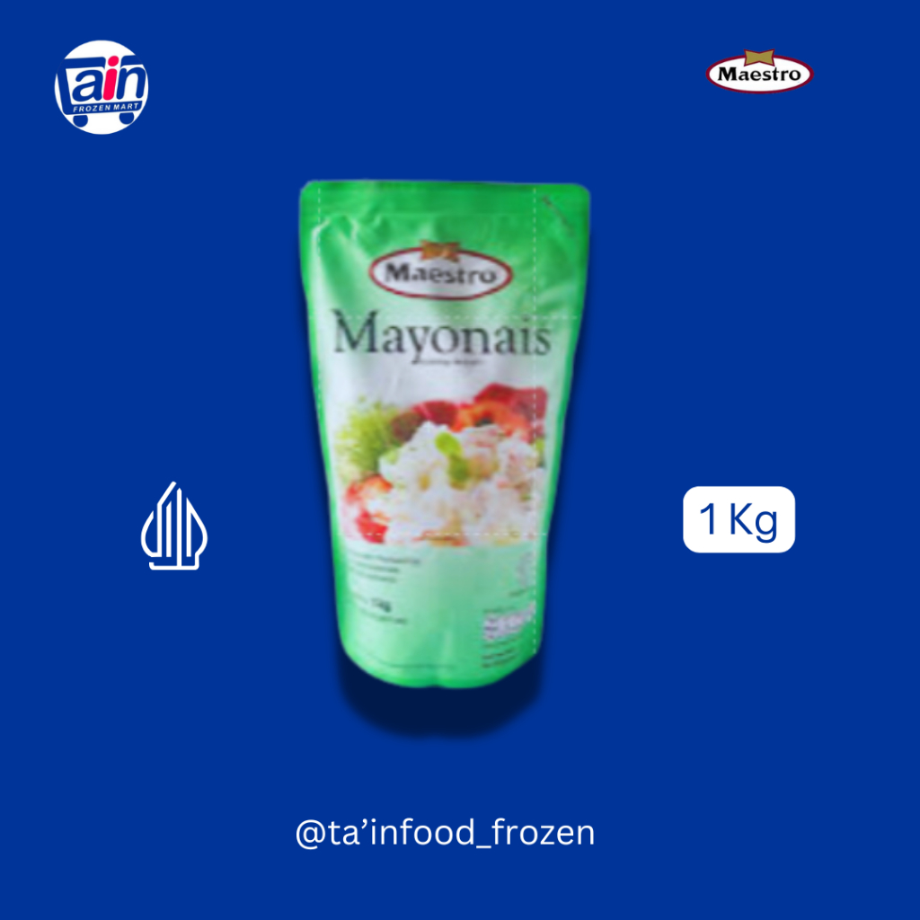 

Mayonnaise Maestro 1 kg / Mayonais Maestro Light Original 1000g