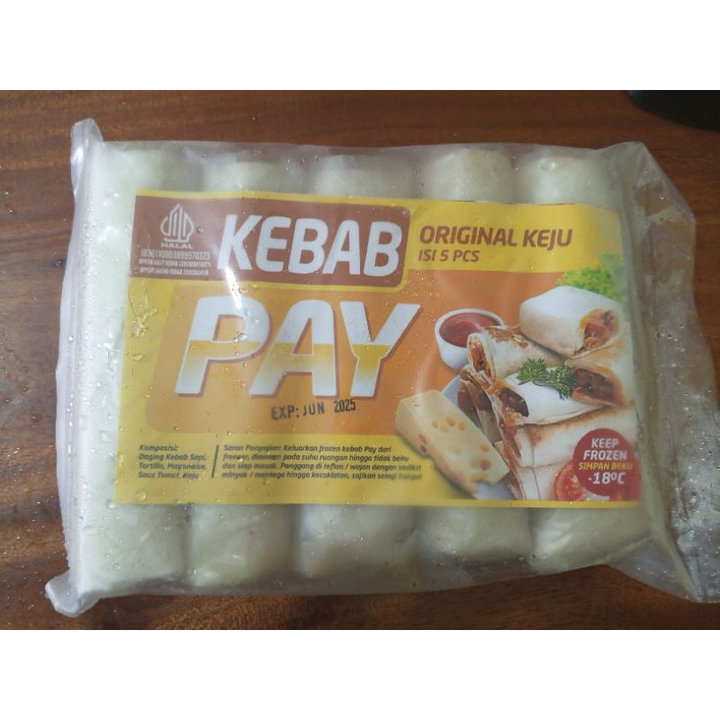 

Kebab Pay Original Keju Isi 5 Pcs