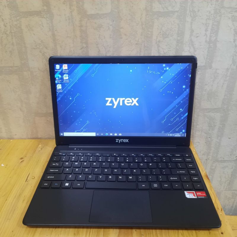Laptop Zyrex ASXU, Amd A9-9400, Gen 7Th, Radeon R5 Graphics, Ram 4 Gb / 128Gb, Seri Baru, Mulus, Bla