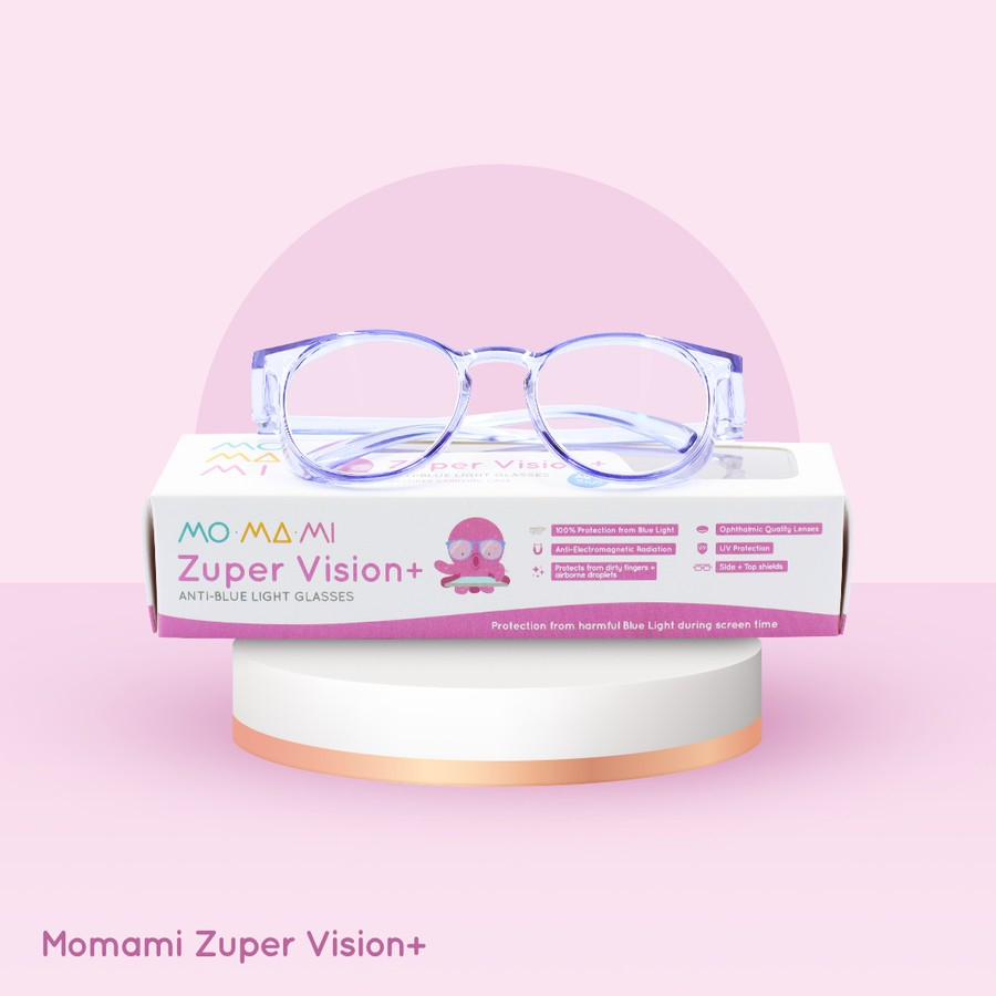 Momami Kids Zuper Vision+ Anti-Blue Light Glasses - Kacamata