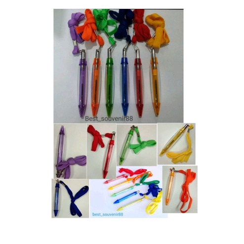 

Diskon 6 Pulpen Cabe Tali Pulpen Plastik Promosi Ballpoint Cabe Tali Souvenir