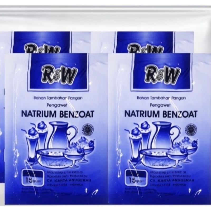 

R&W Natrium Benzoat Pengawet kemasan 15 gram