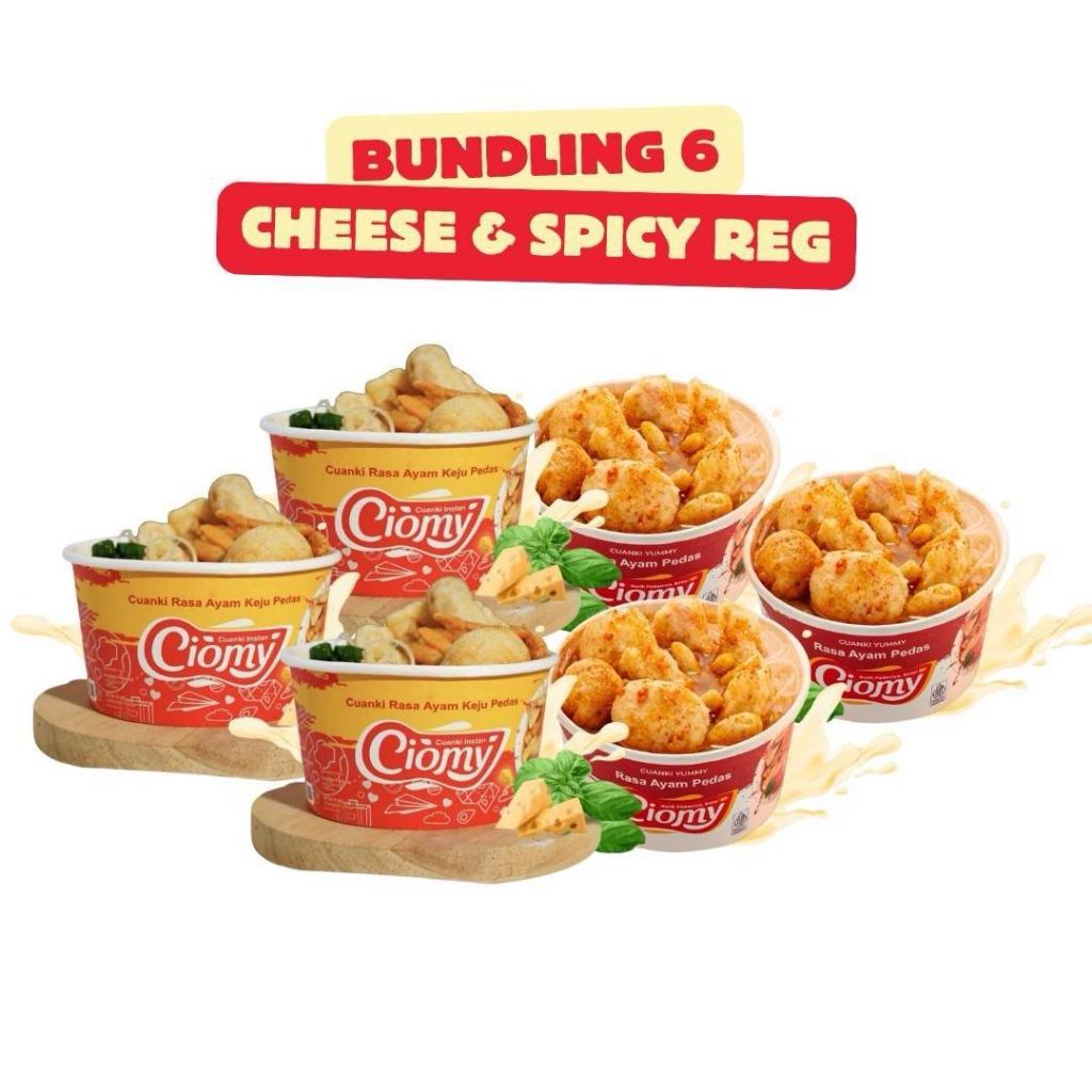 

CIOMY - Paket Bundling 6 Cuanki Chicken Cheese Cup dan Spicy Cup