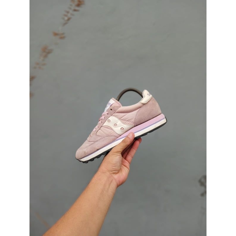 SEPATU CASUAL SNEAKERS SAUCONY JAZZ PINK ORIGINAL