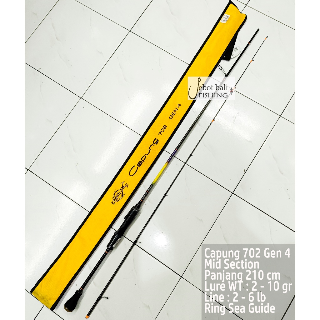 Rod Joran CAPUNG 702UL 2-6lb - Joran Pancing  Relix Nusantara Capung 702 UL