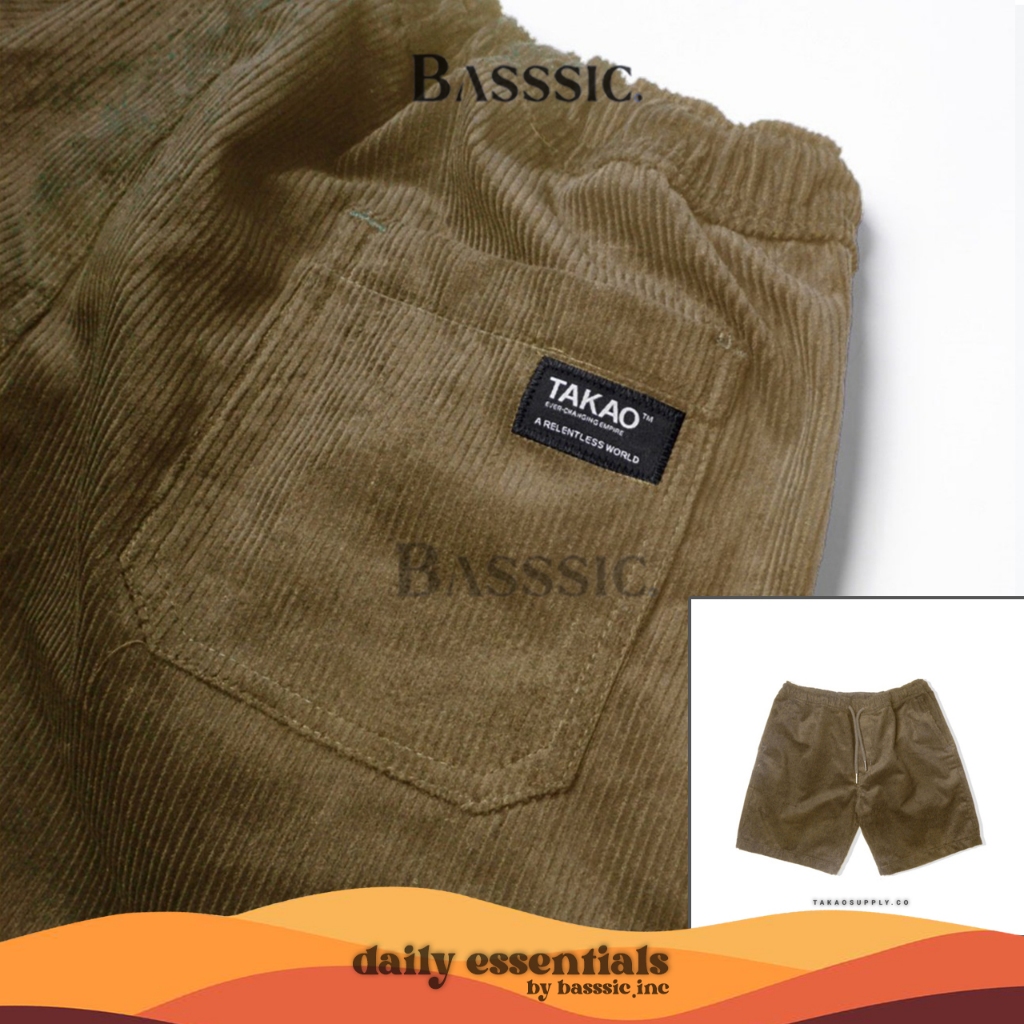 Celana Pendek Corduroy Pria - Short Pants Corduroy Original - Basssic
