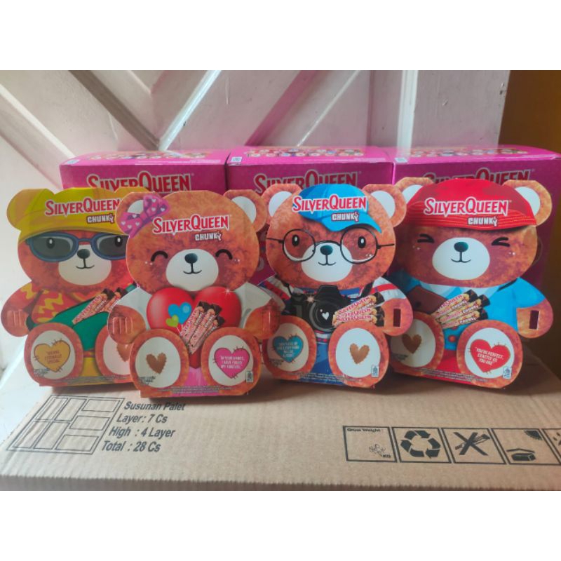 

Silverqueen Bear Valentine Chunky Cashew Special Edition 1 pack