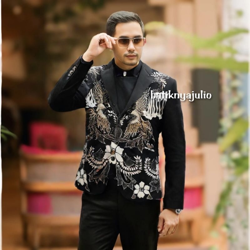 jas batik pria blazer batik pria exclusive premium elegan limited stok batiknyajulio 4