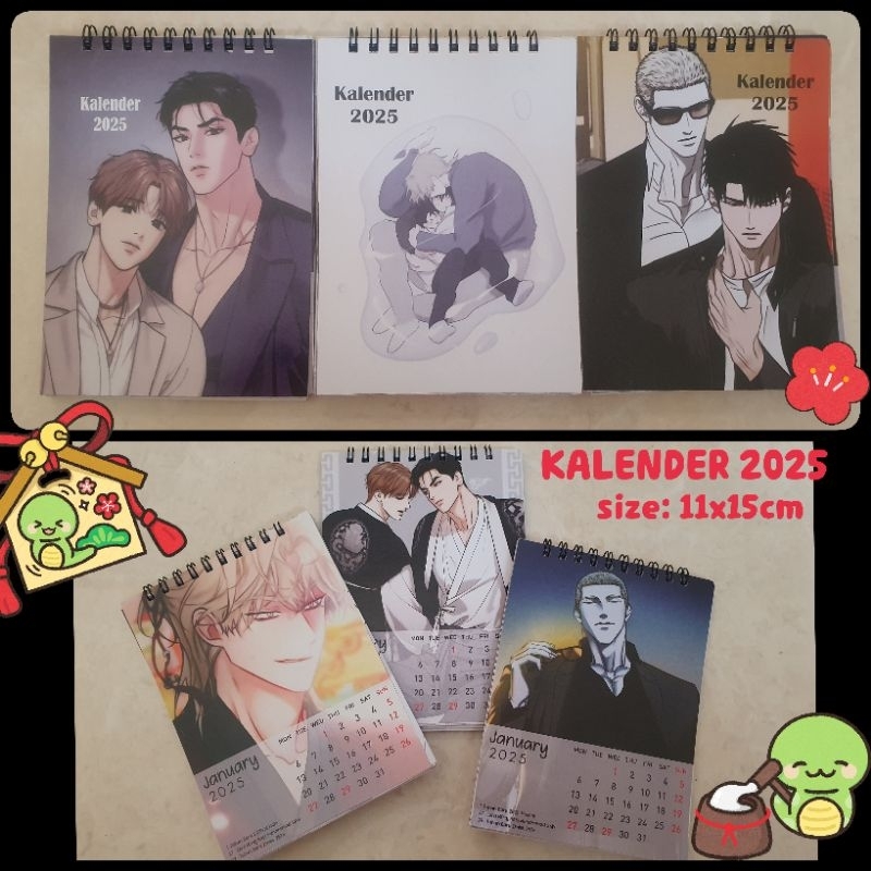 

kalender JINX, low tide in twilight, shutline 2025 (yaoi/shounen ai manga/manhwa/webtoon)