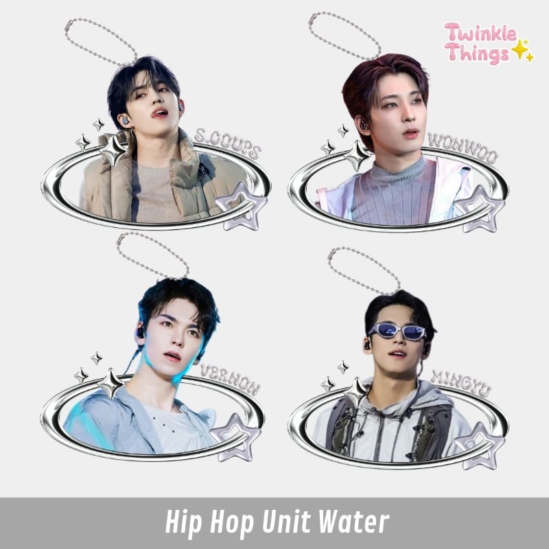 [Ready Stock] Bag Charm Keychain Key Chain Gantungan Kunci Seventeen Kpop Twinkle HipHop Hip Hop Uni