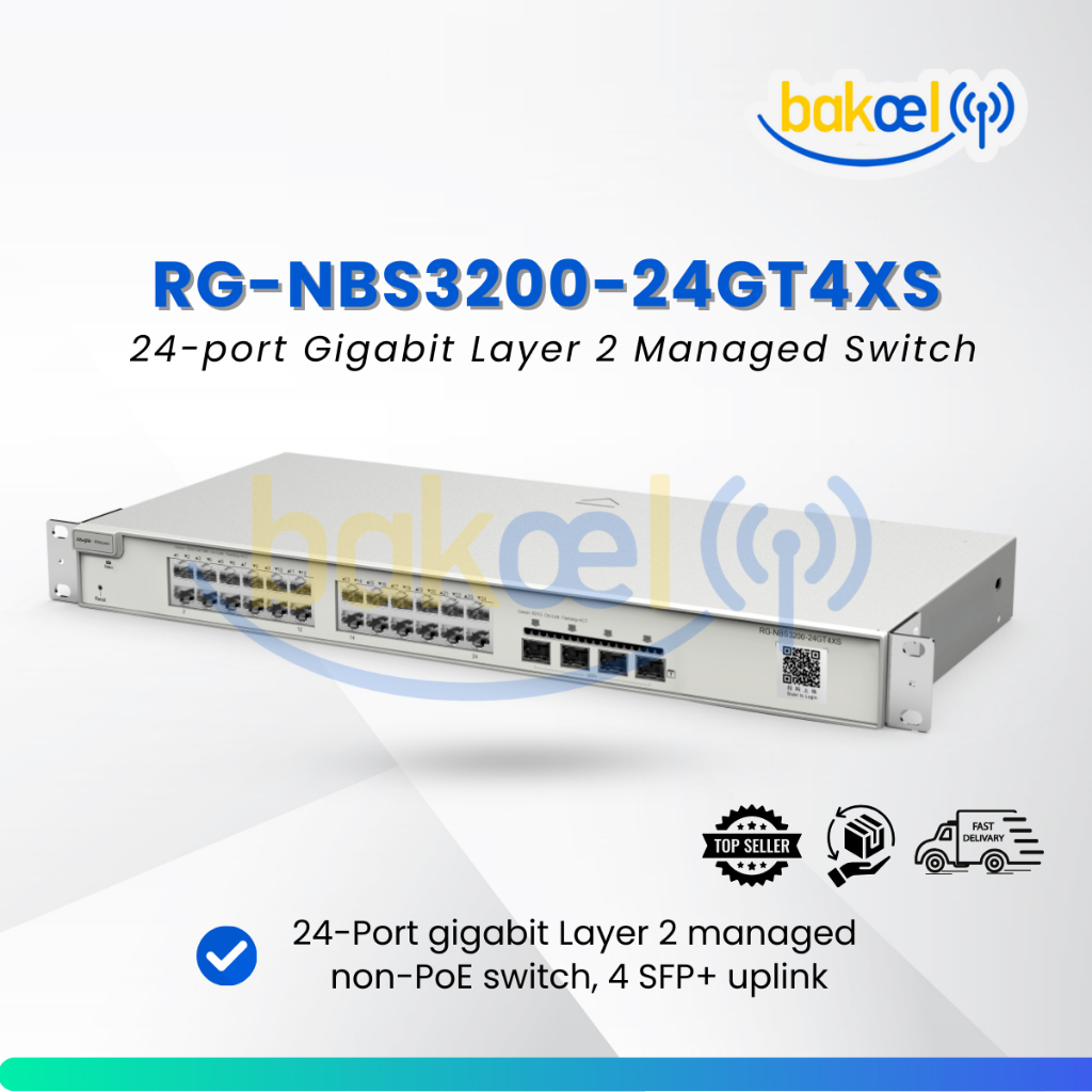 RG-NBS3200-24GT4XS 24-port Gigabit Layer 2 Managed Switch