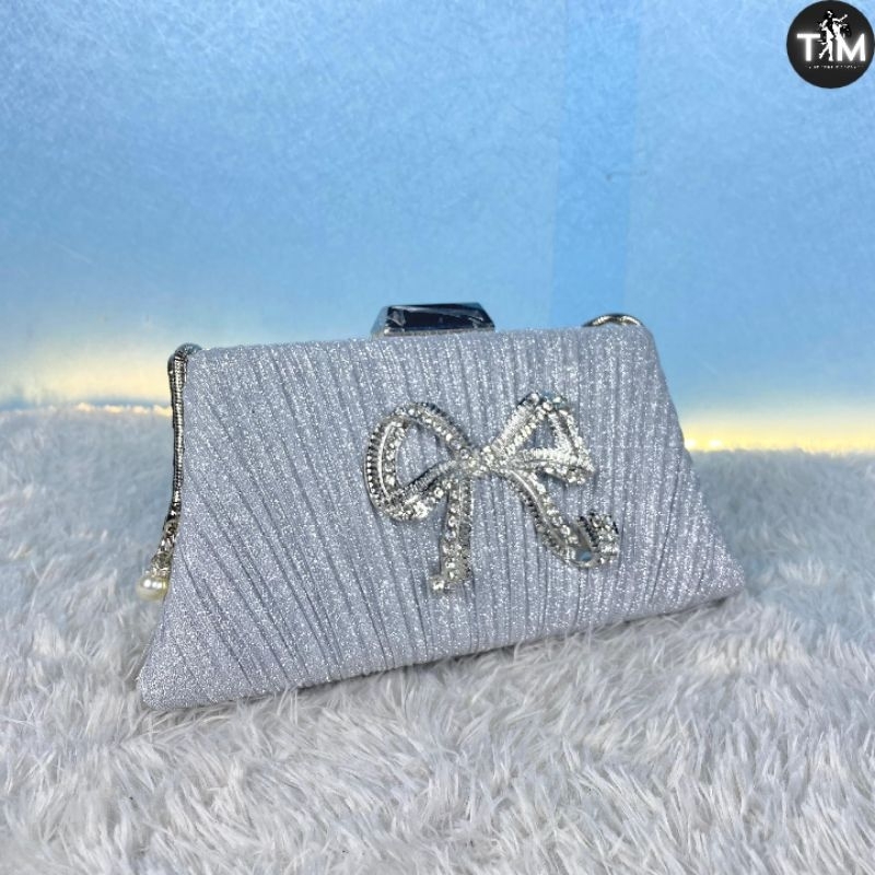 TAS PESTA WANITA IMPORT CLUTCH ELEGANT TAS PESTA MEWAH IMPORT MAKASSAR