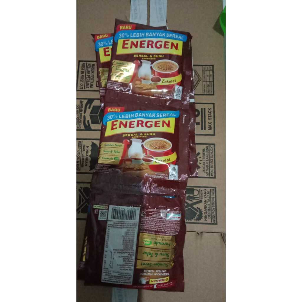 

ENERGEN SEREAL & SUSU (RASA COKLAT)