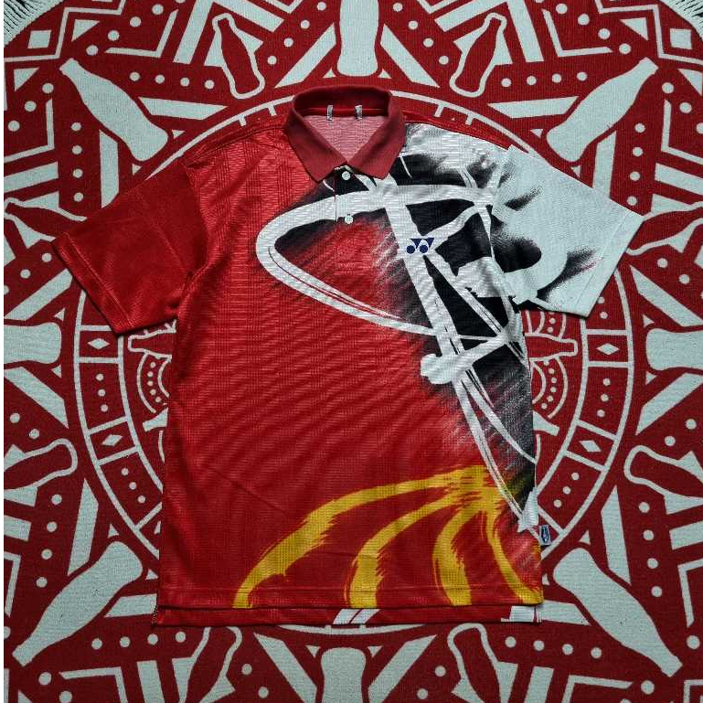 Yonex badminton kaos kerah olahraga