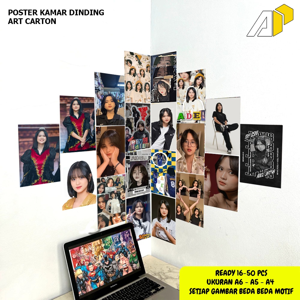 Poster Dinding Kamar Gambar adel jkt48 / Poster jkt48 / Poster Kamar / Hiasan Dinding / COD