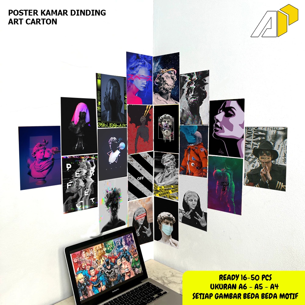 Poster Dinding Kamar Gambar aesthetic / Poster aesthetic / Poster Kamar / Hiasan Dinding / COD