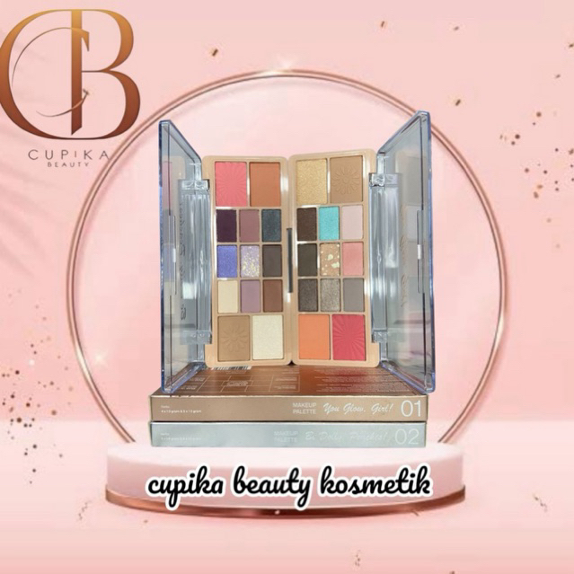 BRASOV PALETTE LENGKAP EYESHADOW BLUSH ON CONTOUR - MAKE UP KITA LENGKAP BRASOV