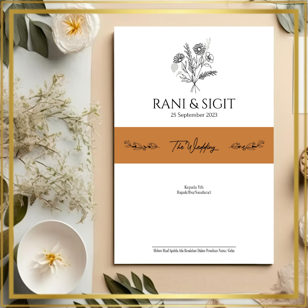 undangan pernikahan undangan pernikahan aesthetic