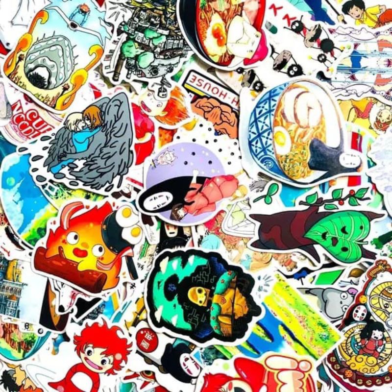 

Anime Komik Japan Miyazaki Hayao Stiker Set Of 100 Stickers