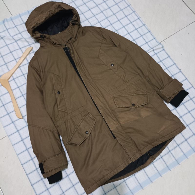 design united brown parka jacket ( edisi minus )