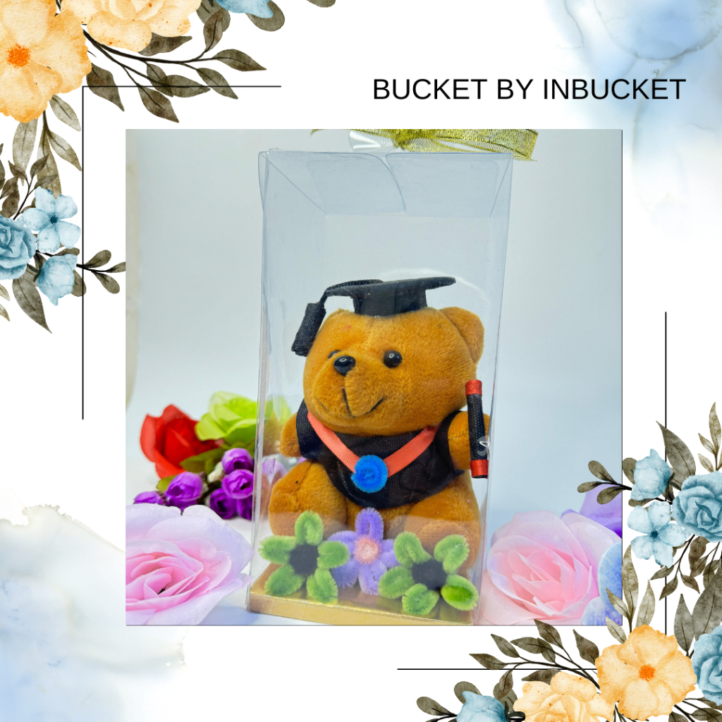 Boneka Wisuda mika Boneka souvenir wisuda mika/ teddy bear/ hadiah boneka wisuda teddy bear