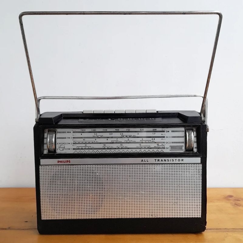 radio philips L4 no radio tabung vintage antik jadul