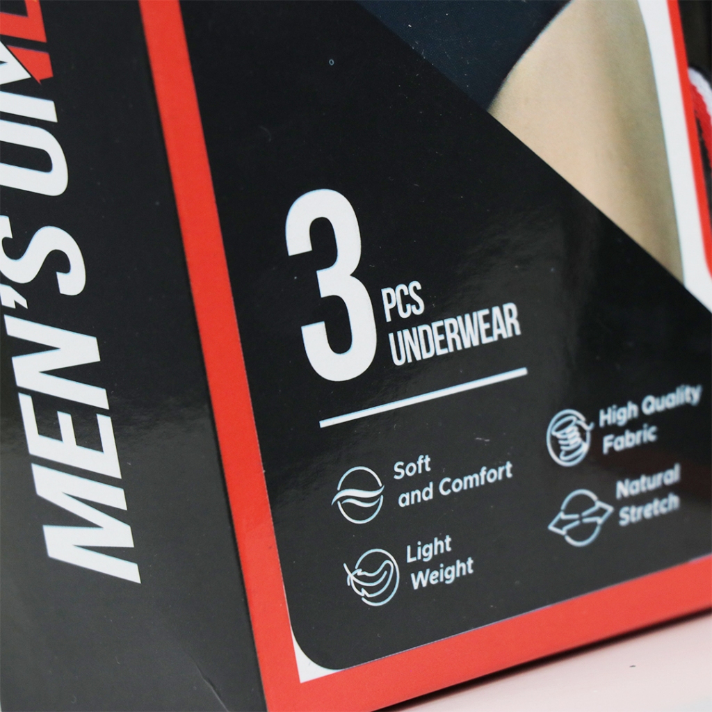 Scelta - 3pcs Celana Dalam Pria Segitiga Cd Cowok Karet SM 112 3s Mix thumbnail 9