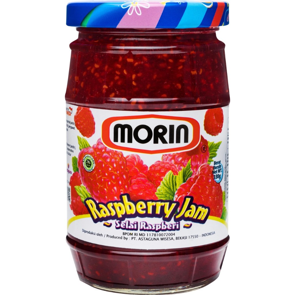 

MORIN RASPBERRY JAM SELAI RASPBERI 330 GRAM