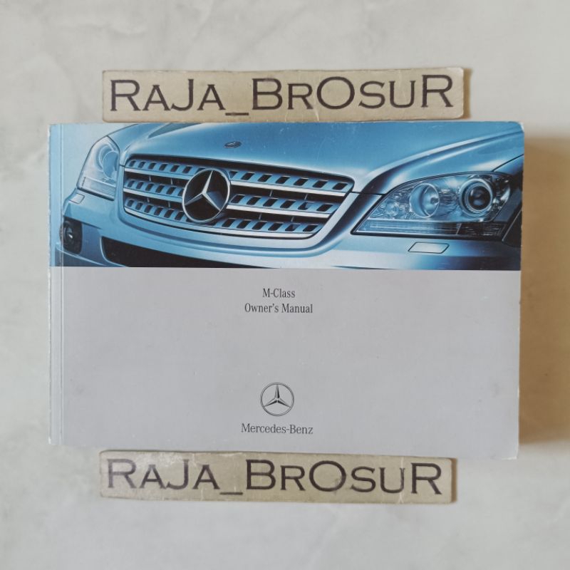 Buku Owners Manual Book Mercedes Benz Mercy M Class W164 ML350/ML500/ML63 AMG/ML280 CDI ORI Original